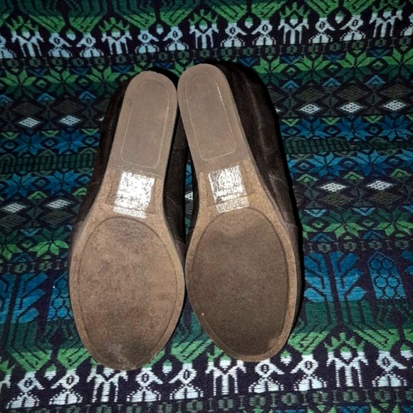 Cityclassified Black Faux-Suede Lace-Up Ankle Wedge Booties Women's Size 6.5 - Picture 7 of 7